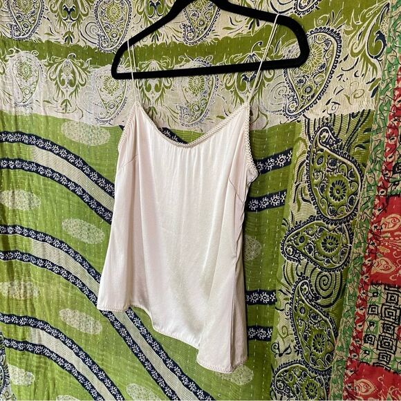Vintage Y2K Elie Tahari Tan Silk Camisole Size Small - Picture 6 of 13